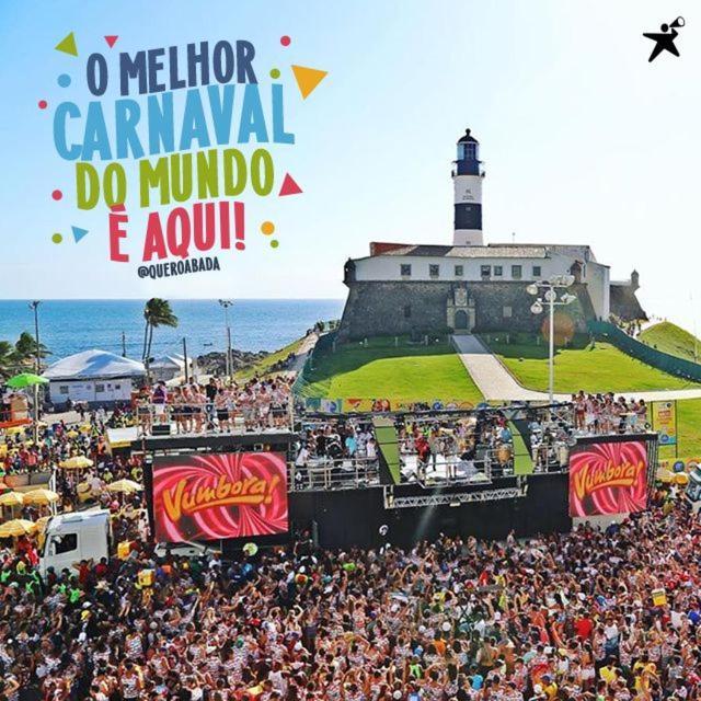 Apartamento Farol Barra Flat Salvador Esterno foto