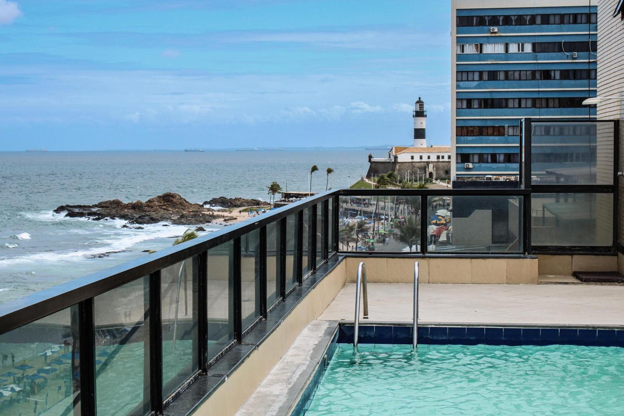 Apartamento Farol Barra Flat Salvador Esterno foto
